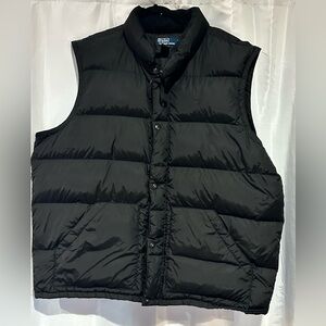 Men’s 3XB Polo Ralph Lauren Black Puffy Vest
